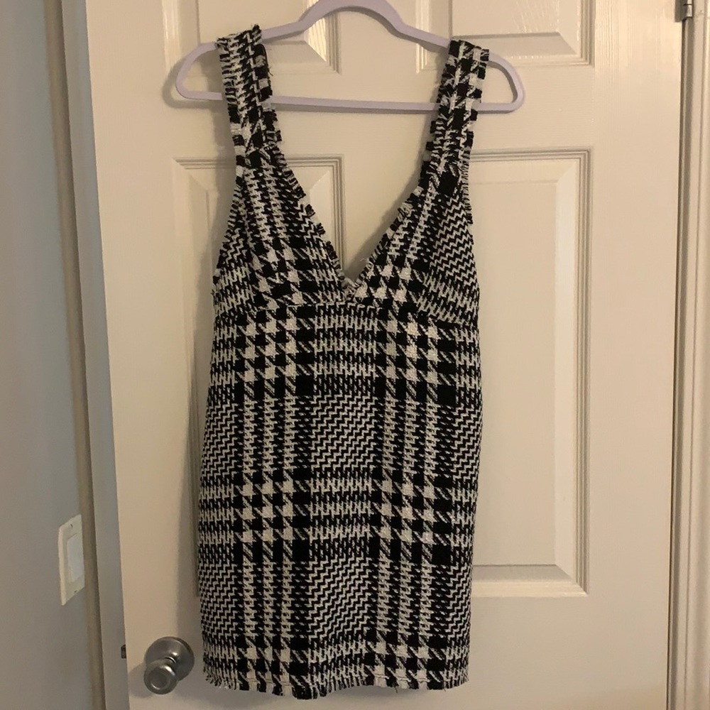 ZARA Black and White Dress